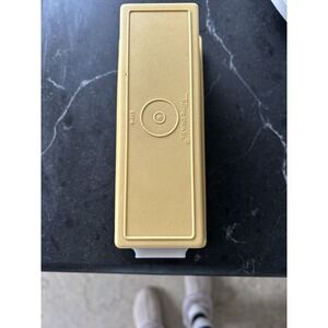 VINTAGE Tupperware Butter Dish Keeper Harvest Gold Cottagecore